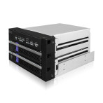 Icy Dock FatCage MB901SPR-B R1 SSD/HDD RAID 1/JBOD Rack-harddiskskap - 2,5/3,5tm (SATA)