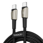Toocki USB-C-kabel - 1m (USB-C/USB-C) perle-nikkel