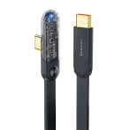 Toocki vinklet USB-C-kabel - 1 m (USB-C/USB-C)