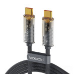 Toocki PD USB-C-kabel 60W - 1m (USB-C/USB-C) Grå