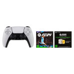 Sony Playstation 5 PS5-kontroller DualSense med EA Sports FC 24 (hvit)