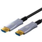 Goobay Optical Hybrid Ultra High Speed HDMI Ethernet-kabel 8K - 10m (hann/hann)