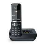 Gigaset Comfort 550A Fasttelefon m/Dock (DECT) Sort/Krom