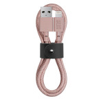 Native Union beltekabel Lightning-kabel - 1,2 m (USB-A/Lightning) Rose