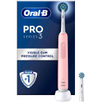 Oral-B Pro 3 Elektrisk tannbørste + Refill - Rosa