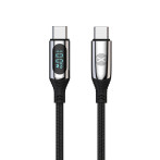 Forever LCD USB-C-kabel - 1m (USB-C/USB-C)