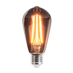 Forever Light LED Filamentpære E27 ST64 - 8W (75W) Klar