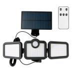 Forever Light Sunari FLS-04 LED Solar Lampe m/SMD+PIR 10W (800lm) Kald hvit