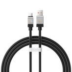 Baseus CoolPlay 100W USB-C-kabel - 1m (USB-A/USB-C) Svart