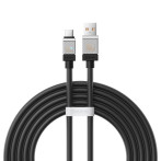 Baseus CoolPlay 100W USB-C-kabel - 2m (USB-A/USB-C) Svart