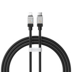 Baseus CoolPlay 20W Lightning-kabel - 2m (USB-C/Lightning) Svart