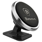 Baseus 360 Magnetisk Smartphone Bilholder (Dashboard) Sølv