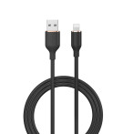 Devia Jelly 2,4A Lightning-kabel - 1,2m (USB-A/Lightning) Svart