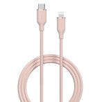 Devia Jelly 27W Lightning-kabel - 1,2 m (USB-C/Lightning) Rosa