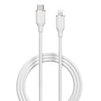 Devia Jelly 27W Lightning-kabel - 1,2 m (USB-C/Lightning) Hvit