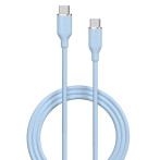 Devia Jelly 60 W USB-C-kabel - 1,2 m (USB-C/USB-C) Blå