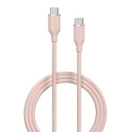 Devia Jelly 60 W USB-C-kabel - 1,2 m (USB-C/USB-C) Rosa