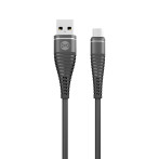 Forever Shark 2A MicroUSB-kabel - 1m (USB-A/MicroUSB)