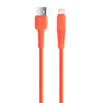 Setty Lightning-kabel 2.1A - 1.5m (USB-A/Lightning) oransje