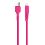 Setty Lightning-kabel 2.1A - 1.5m (USB-A/Lightning) Rosa