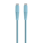 Setty USB-C-kabel 2.1A - 1.5m (USB-C/USB-C) Blå