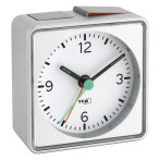 TFA Push Analog Alarm Clock (Snooze) Sølv