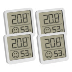 TFA Comfort Digital termohygrometersett (temperatur/fuktighet) Hvit - 4pk