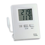 TFA Digital innendørs/utendørs termometer + kjøleskapstermometer (batteri)