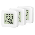Logilink digitalt minitermometer/hygrometer (temperatur/fuktighet/klima) 3pk