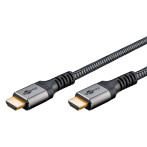 Goobay Ultra High Speed HDMI 2.1-kabel - 5 m (hann/hann) haiskinn grå