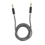 Tellur Basic Minijack-kabel - 1m (3,5 mm hann/hann) svart