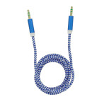 Tellur Basic Minijack-kabel - 1m (3,5 mm hann/hann) blå