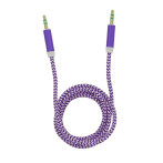 Tellur Basic Minijack-kabel - 1 m (3,5 mm hann/hann) Lilla