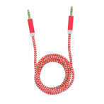 Tellur Basic Minijack-kabel - 1 m (3,5 mm hann/hann) Rød