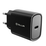 Tellur 20W PD USB-C-lader (USB-C) Svart