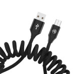 Tellur Spiral MicroUSB-kabel - 1,8 m (USB-A/MicroUSB)