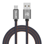 Tellur MicroUSB-kabel - 1m (USB-A/MicroUSB) denim
