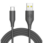 Tellur USB-C-kabel - 1m (USB-A/USB-C) Svart