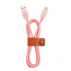 Tellur USB-C-kabel - 1m (USB-A/USB-C) rosa gull