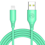 Tellur Silikon Lightning-kabel - 1m (USB-A/Lightning) Grå