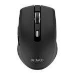 Deltaco Silent Wireless Mouse - 1800DPI (USB-C-mottaker/Bluetooth)