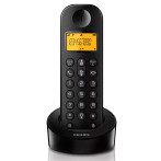 Philips D1651B/01 Trådløs fasttelefon med dockingstasjon (med nummervisning)
