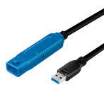 Logilink Active USB-A-forlengelseskabel - 10m (USB-A hann/ USB-A hunn)