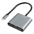 Logilink USB-C-dokkingstasjon (HDMI/USB-A/USB-C)