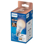 Philips Smart Krone LED-pære E27 - 8W (60W) varm til kald hvit