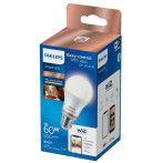 Philips Smart Krone LED-pære E27 - 8W (60W) Varm hvit