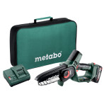 Metabo MS 18 TTX 15 batteridrevet motorsag m/batteri - 15cm (18V)