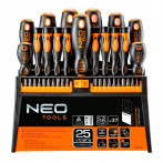 Neo Tools 04-210 skrutrekkersett m/bits (37 deler)