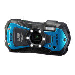 Ricoh WG-90 digitalkamera (vanntett) blå