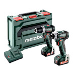 Metabo BS 12 BL + PowerMaxxx SSD 12 BL Maskinsett m/batteri (12V)
